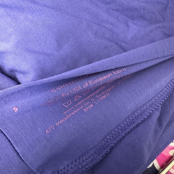 Commando Womens Pajama Sleep Short Set Cami Purple Lace Size Small - Picture 5 of 6